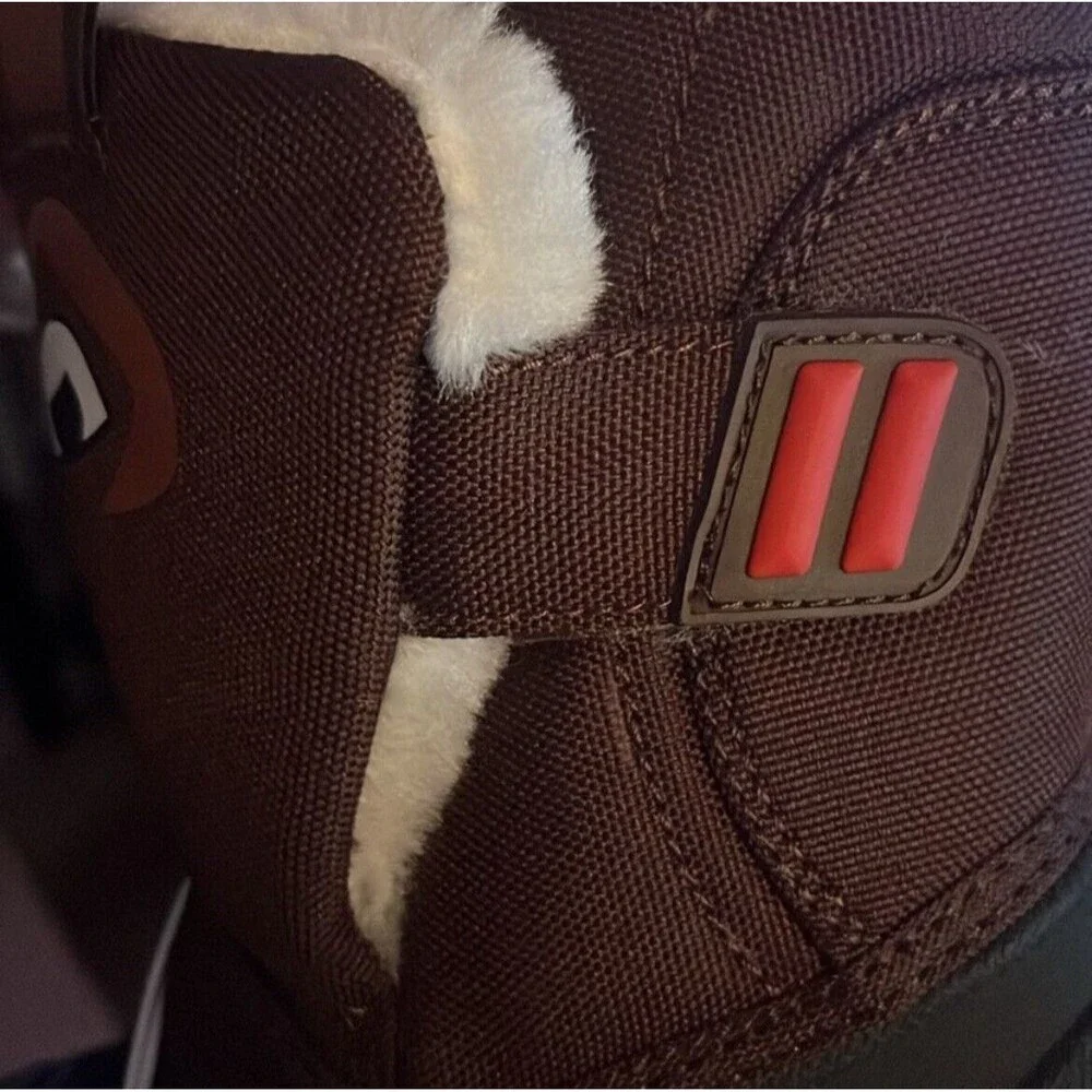 Cat & Jack Toddler Huxley Brown Bear Faux Fur lined Water Resistant Boots NEW!